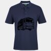 C OF C  JERSEY POLO   CHARCOAL Thumbnail