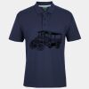 C OF C  JERSEY POLO   CHARCOAL Thumbnail