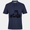 C OF C  JERSEY POLO   CHARCOAL Thumbnail