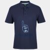 C OF C  JERSEY POLO   CHARCOAL Thumbnail