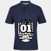 C OF C  JERSEY POLO   CHARCOAL Thumbnail